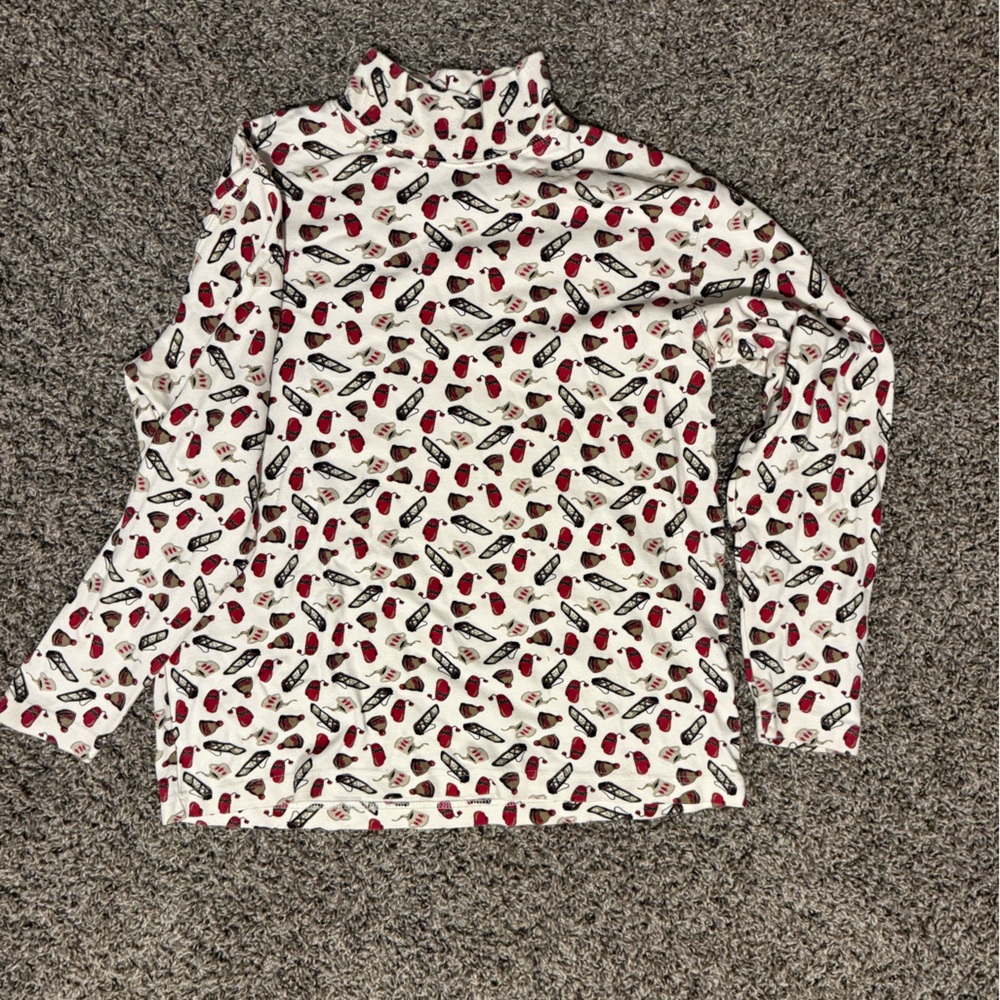 Vintage Winter Mock-Neck